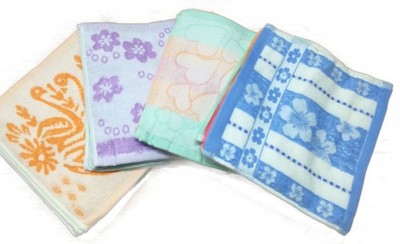 Weiche WASCHLAPPEN 8 Stück Seiflappen 25 x 25 cm Herzen Tiere Blumen