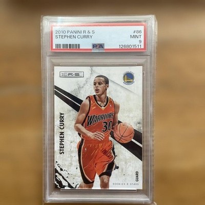 Stephen Curry 2010 Panini Rookies & Stars #86 PSA 9 NBA Autograph