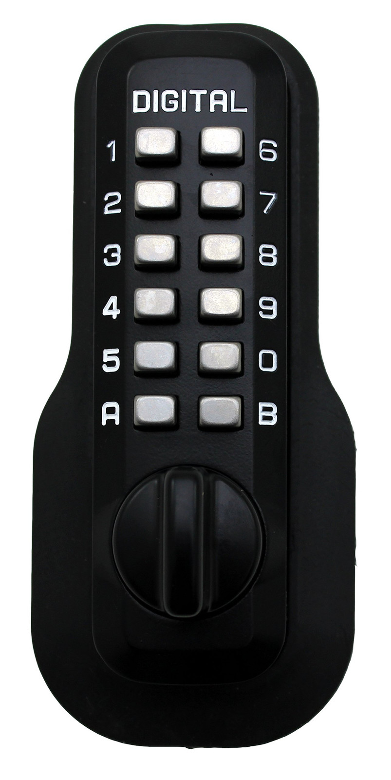 Digital Keyless Deadbolt Lock M210 Black Mechanical Entry-image