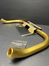 New Gold Origin8 Pro Pulsion Alloy Bully Handlebar Bullhorns 26.0 Fixed Throne *