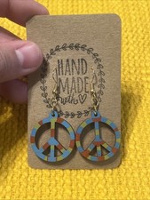 Peace Sign Earrings NEW