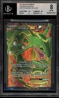 Pokemon Rayquaza EX Dragons Exalted Full Art #123 BGS 8