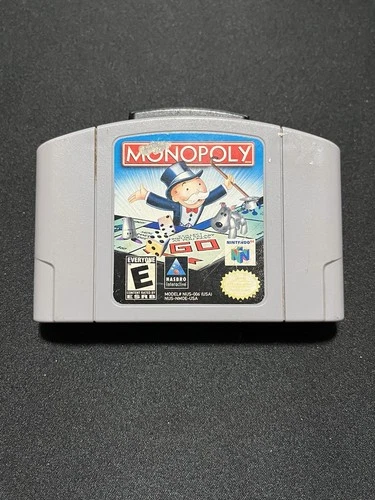 New ListingMonopoly Nintendo 64 N64 Authentic Game Cartridge Tested Working
