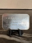 Engelhard 1 oz  .999 Fine Silver Bar EI-1AV1 PH-PQ Serial #