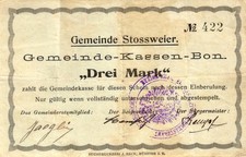 Stossweier / Stosswihr Diessner 383.3a 3 marki o.D.    /A14