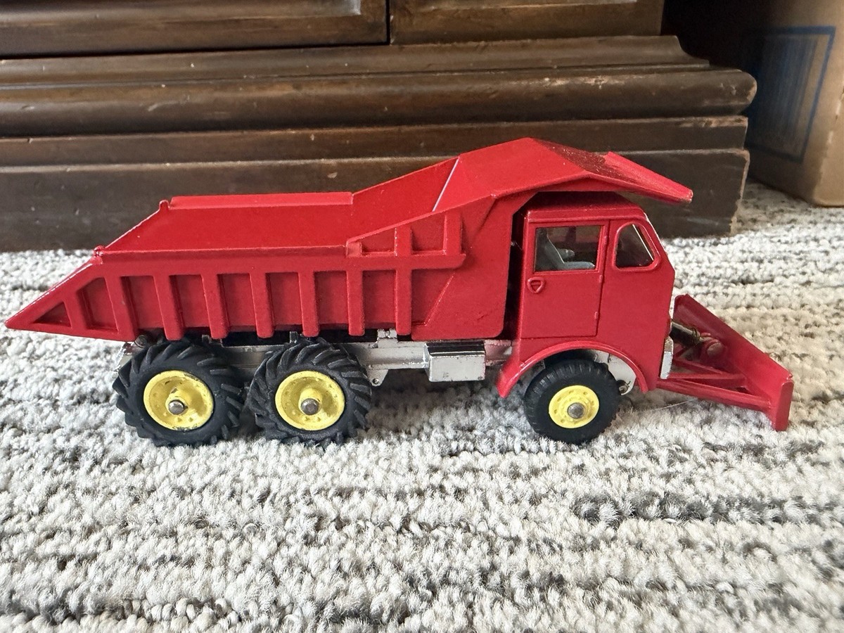 Dinky Supertoys 959 Foden Dump Truck with Bulldozer Blade red | eBay
