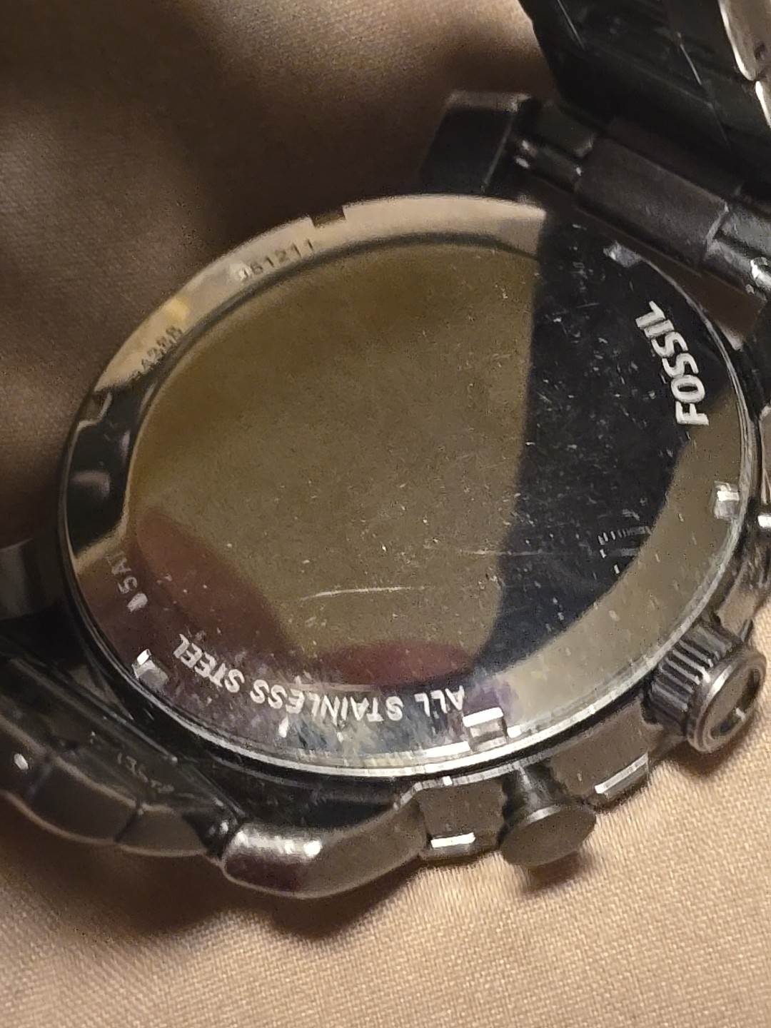 Fossil Watch. Metal Clasp Three Dial. Stainless S… - image 4