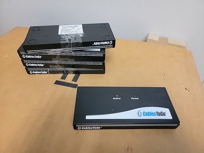 Cables TO GO Model 29550 2 VGA Video Splitter Extender 2 Ports, No Power Cord