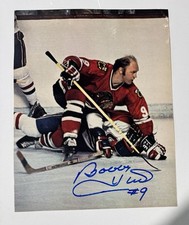 Signed Bobby Hull 8X10 Photo Sport Magazine Autograph
