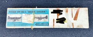 Vintage Consolidated RC CL Model Airplane Kit Ryan XF2R-1 Dark Shark