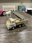 Vintage Tiny Tonka Bell System Telephone Truck Bucket Mini Boom Steel Preowned