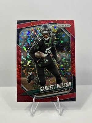 2025 Panini Prizm Red Disco No Huddle Garrett Wilson #178 New York Jets /99