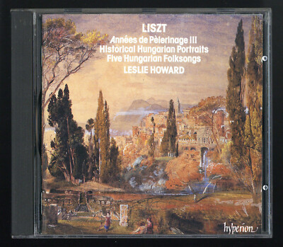 HYPERION cd LISZT Annees de Pelerinage III Five Hungarian Folksongs L. HOWARD 