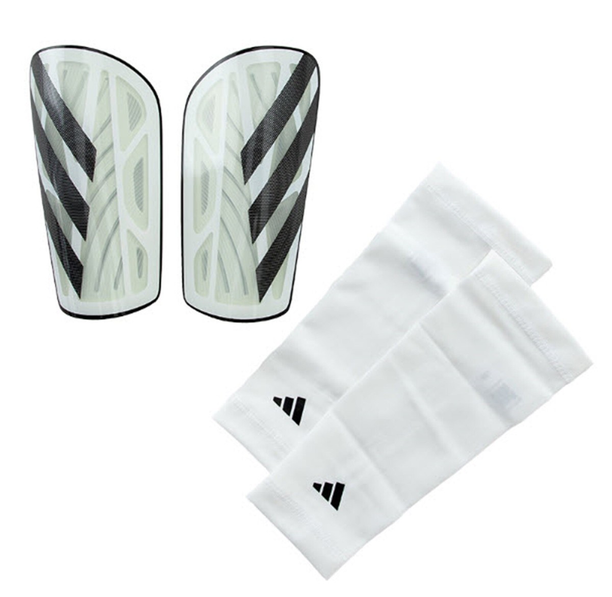 Adidas Men Tiro LGE Shin Guards Football White Protector Soccer