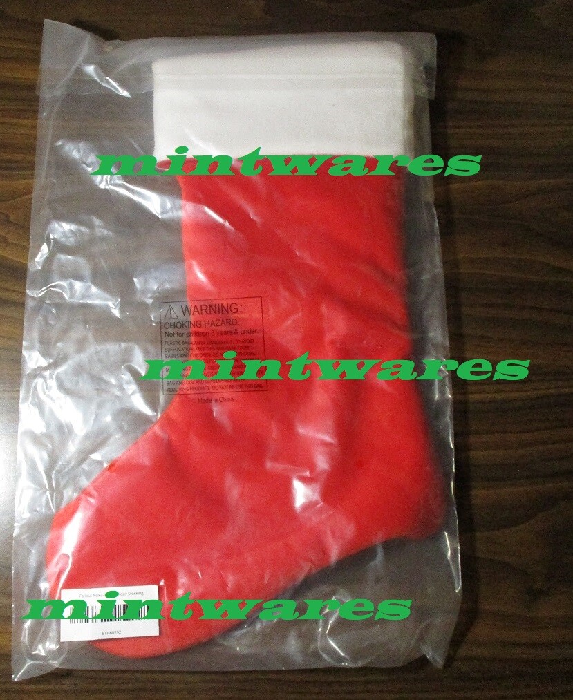 Fallout Nuka Cola Bottle Caps Holiday Stocking 17x10.5 Official