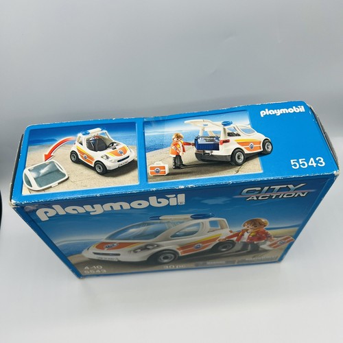 Playmobil City Action 5543 Medico Medico Ambulanza Veicolo Nuovo Scatola Aperta - Foto 11 di 15