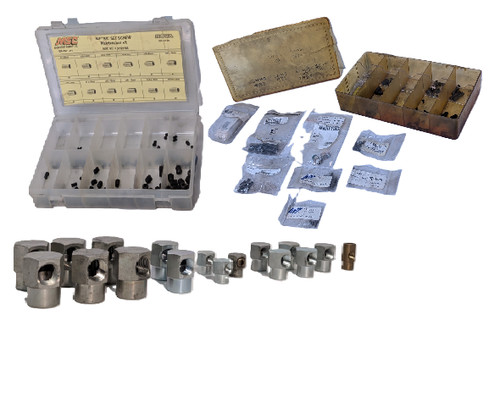 Lot of Assorted Small Toolroom Parts: Metric Socket Screw, SS Couplers, Hardware