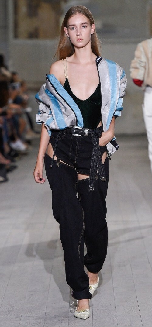 Y/PROJECT RUNWAY DENIM PANTS Size 42