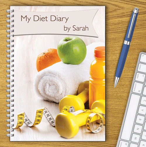 personalised a5 diet diary