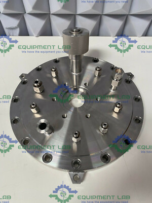 Buchiglasuter 14'' D Stainless Steel Vessel Cap w/ Multiple Ports 150 PSI @ 250°C