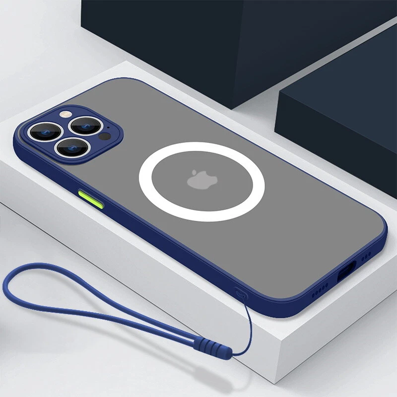Durable MagSafe Matte Shockproof Phone Case for iPhone 15 14 Pro Max 13 12 11