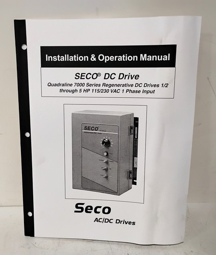 Seco Drives Q7006 115/230 V AC 1 HP Quadraline 7000 Series Regenerative DC Drive - Picture 5 of 6