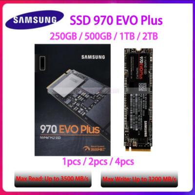 Samsung SSD 970 EVO Plus 250GB 500GB 1TB 2TB PCIe M.2 2280 NVMe For Laptop lot