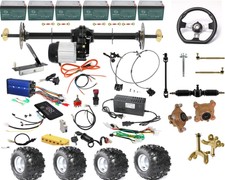Rear Axle kit 72V 1500W Electric Differential Motor Go kart ATV Golf Cart E bike