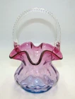 Fenton Dot Optic Mulberry Basket