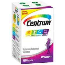 Centrum Women Multivitamin/Multimineral Supplement Tablets 120 CT Box..+