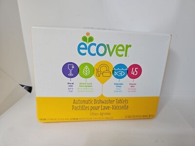 Ecover Automatic Dishwasher Soap Tablets Citrus 45 Tablets.