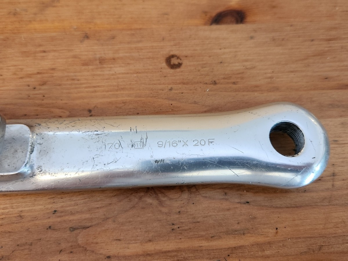 Pédalier Droit Campagnolo C Record 172,5 Mm - Première Génération 1985, Occasion