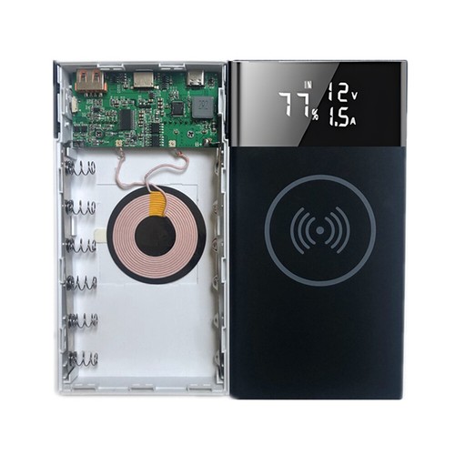 USB 6x18650 Battery Case LCD Display Power Bank DIY Kit Charger Box Cell Phone - Photo 6 sur 22