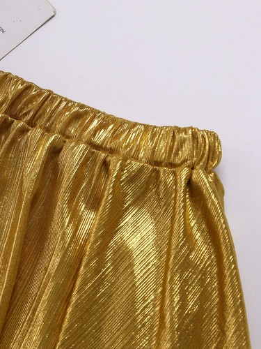 Kids Girls Dance Scooter Skirts A-Line Pleated Modern Miniskirt Cheerleading - Picture 18 of 70