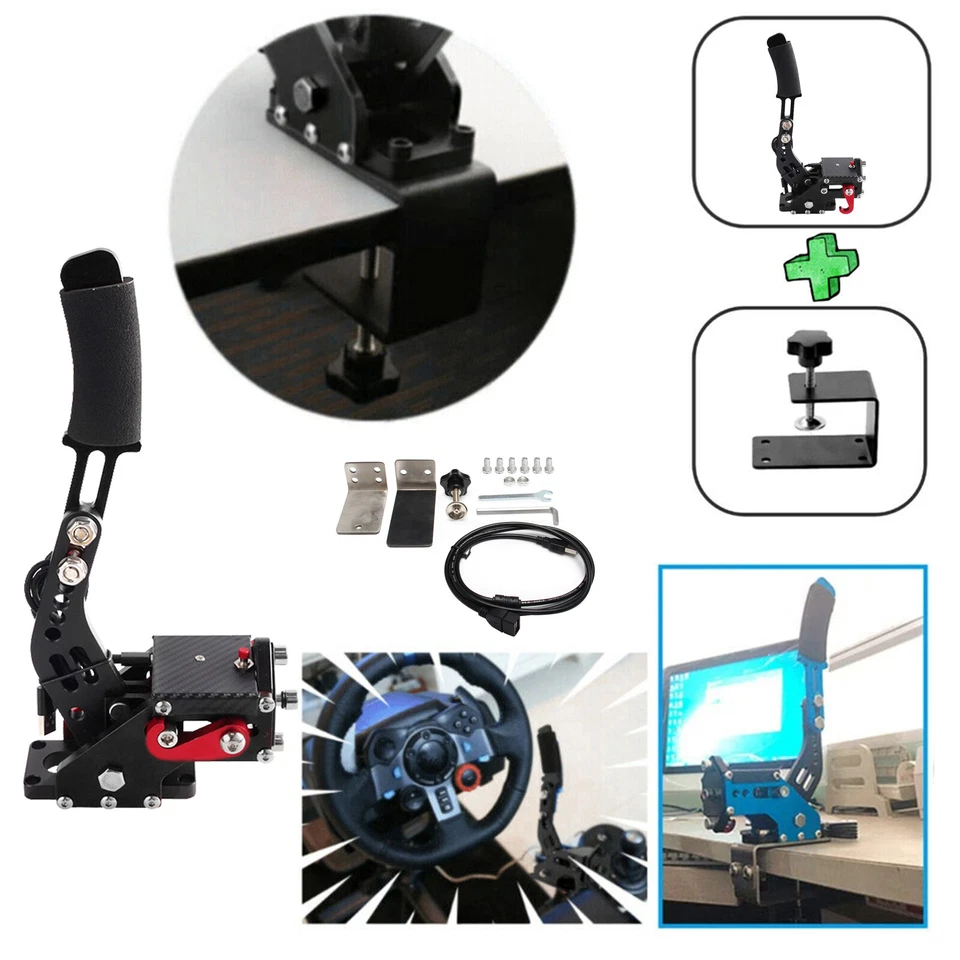14Bit X1 XSS XSX XBOX USB3.0 SIM Handbrake Kits for Steering Wheel Stand G920 - Image 2 of 4