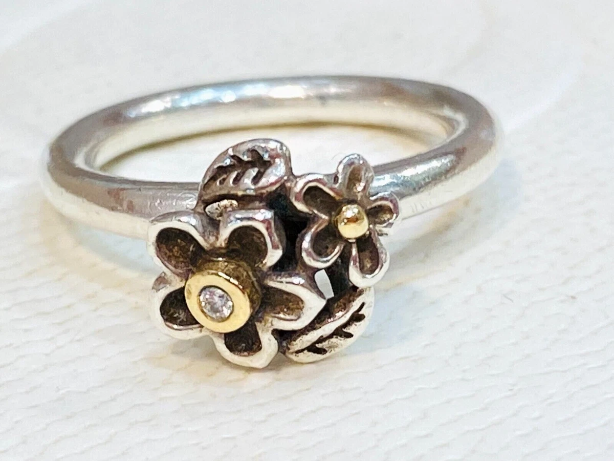 Pandora double flower ring hotsell