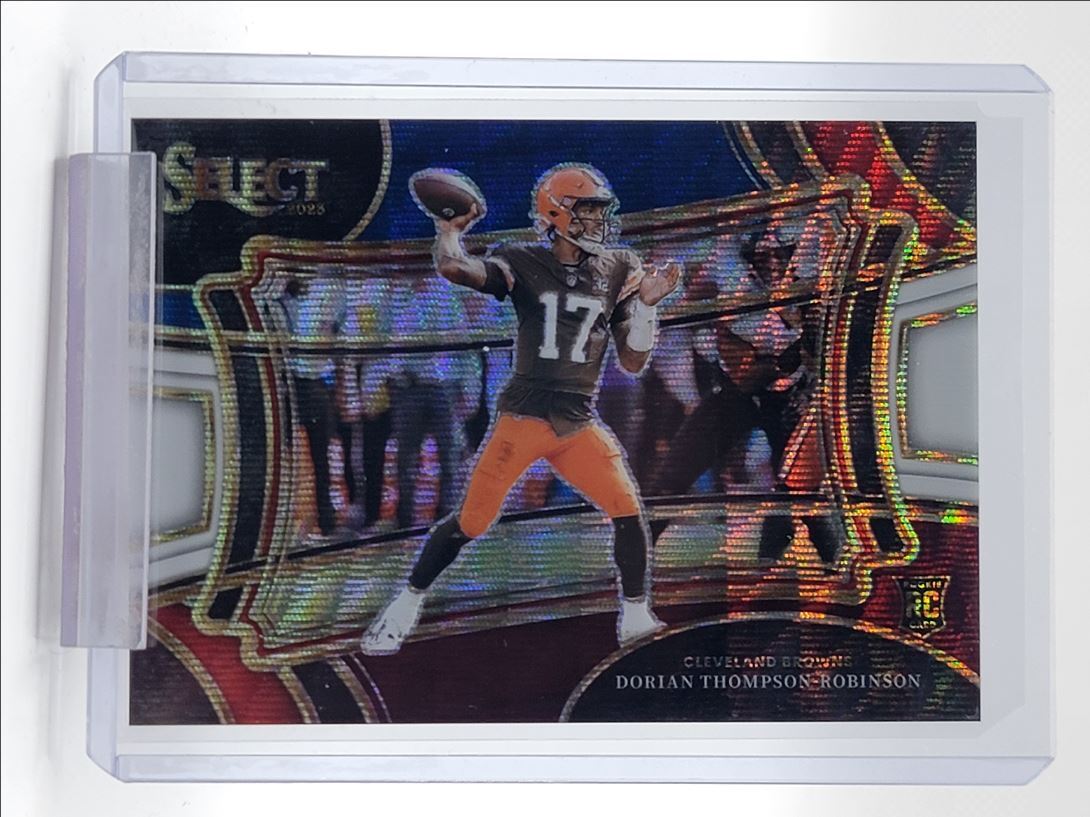 DORIAN THOMPSON-ROBINSON 2023 SELECT FIELD LEVEL ROOKIE TRI COLOR /75 Q3562