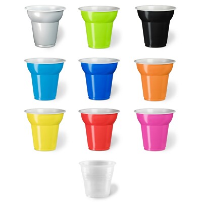 50 Bicchieri Caffe Monous Di Plastica 70cc Colorati Nuovi Bicchierini Per Feste Ebay