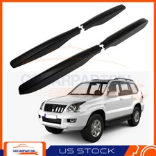 4pcs For 03-2009 Toyota Land Cruiser Prado Fj120 Roof Rack End Cover Shell Black 4pcs For 03-2009 Toyota Land Cruiser Prado Fj120 Roof Rack End Cover Shell Black