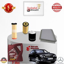 KIT TAGLIANDO FILTRI + OLIO MERCEDES E 220 CDI W211 110KW 150CV DAL 2004 -> 2006