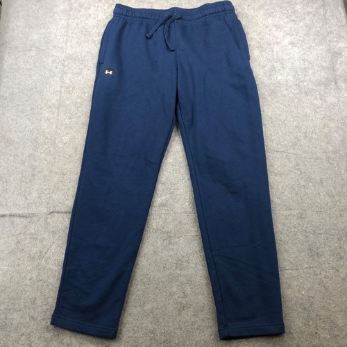 Under Armour Sweatpants Mens XL Blue Loose Fleece Joggers Coldgear