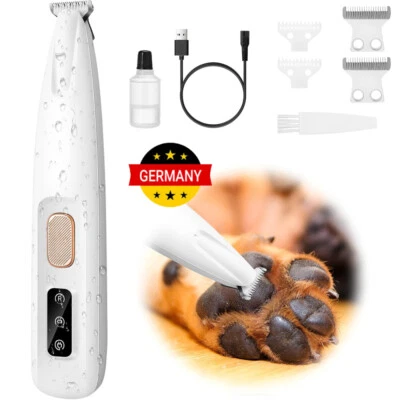MARKENLOS Paw Trim Pro Dr. Pfoten Pfotentrimmer Hundeschermaschine für Hunde Extra Leise