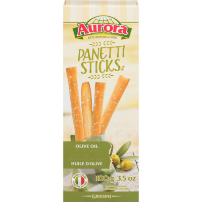 4-Pack Aurora Bread Sticks Olive Oil
