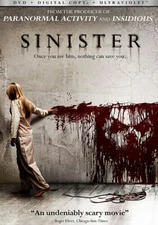 Sinister (DVD, 2012) Digital Copy & Ultraviolet Movie Copy