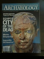 Archaeology Magazine May June 2006 Egypt's City of the Dead Roman Frescoes L48