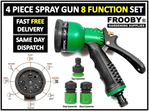 50M Garden Hose Pipe Reel Tough Reinforced Outdoor Hosepipe Metres Spray 23-85 - Picture 2 of 6