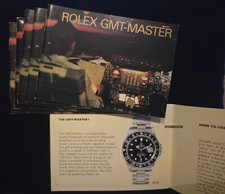 ROLEX GMT MASTER BOOKLET VINTAGE 16700 16710 16713 16718 ENG HK USA SPANISH