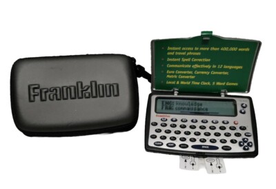 Franklin TG-450 12 Language Translator w/ Carry Case Handheld Portble Electronic