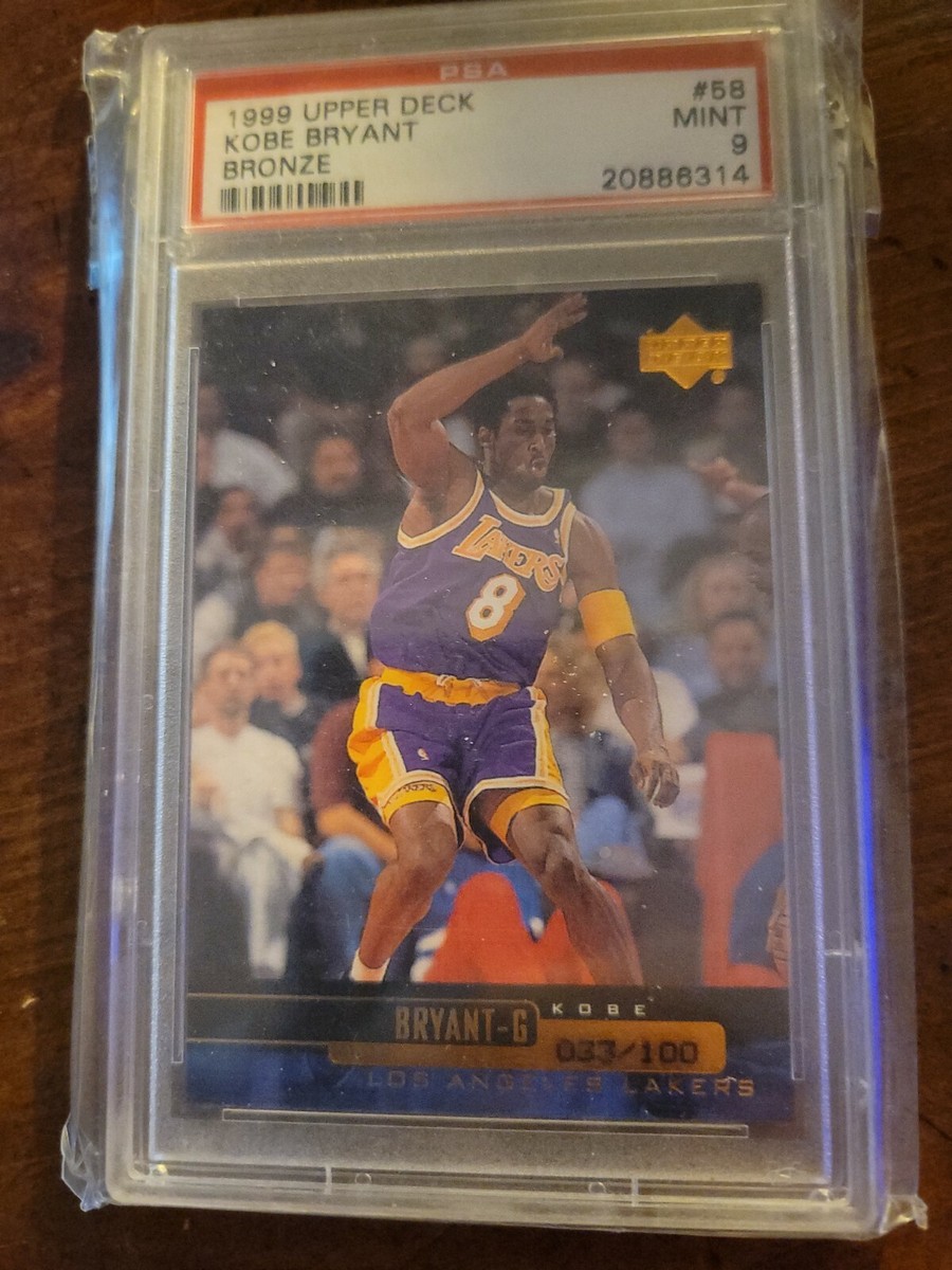 1999-00 Upper Deck Kobe Bryant Bronze Exclusives 33/100 PSA 9 VHTF 