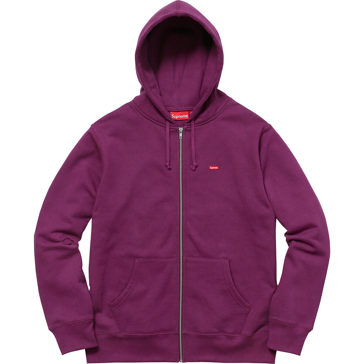 Supreme Small Box Logo Zip Up Hooded Sweatshirt FW17